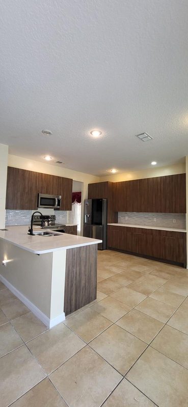 Custom Kitchen with Contemporary Cabinetry