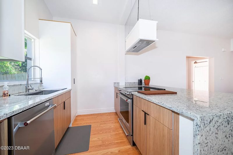 Modern Kitchen with Custom Wood Cabinetry