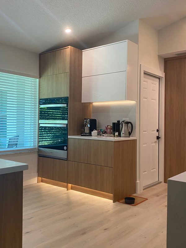 Modern Kitchen with Custom Integrated Cabinetry
