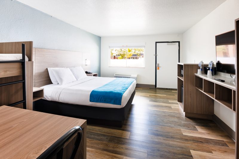 Modern Hotel Suite with Custom Millwork
