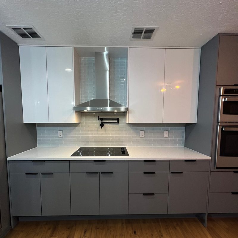 Contemporary Kitchen with Custom Cabinetry